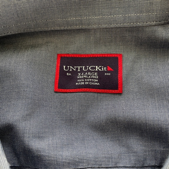 UNTUCKit Pio Cesare Wrinkle Free Button Down Shirt - Picture 5 of 7